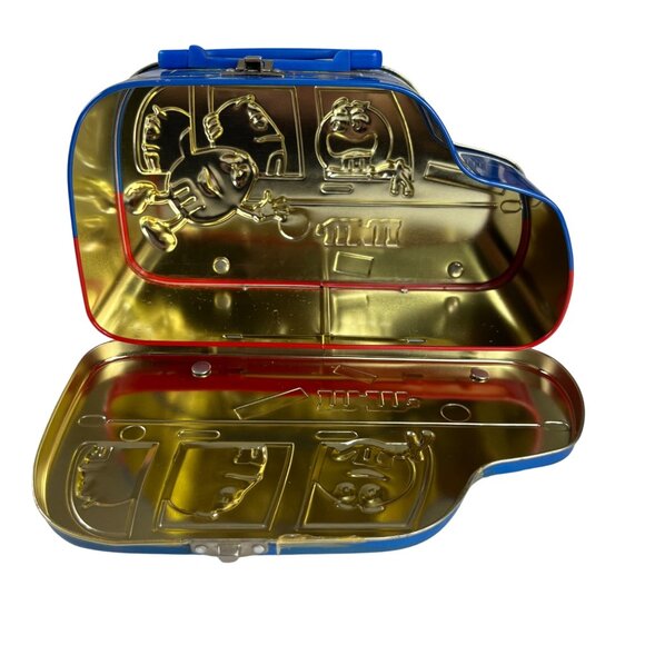 M&Ms Tin Lunchbox Bus Shaped Blue Collectiblen 2020 - Picture 6 of 14